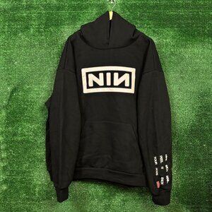 Nine Inch Nails Peel It Back Tour Rock Band Oversized Hoodie Size XXL